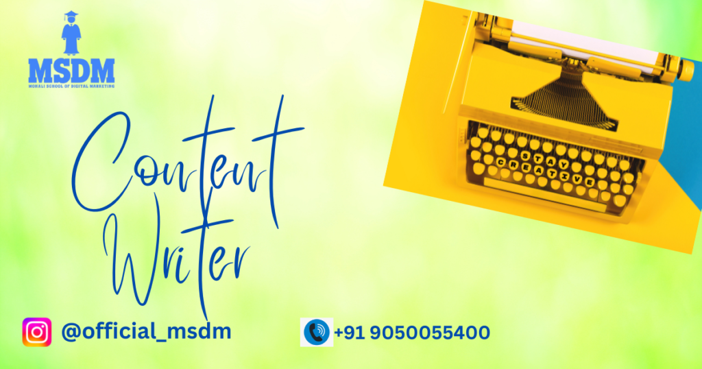 Content Writing Course | MSDM