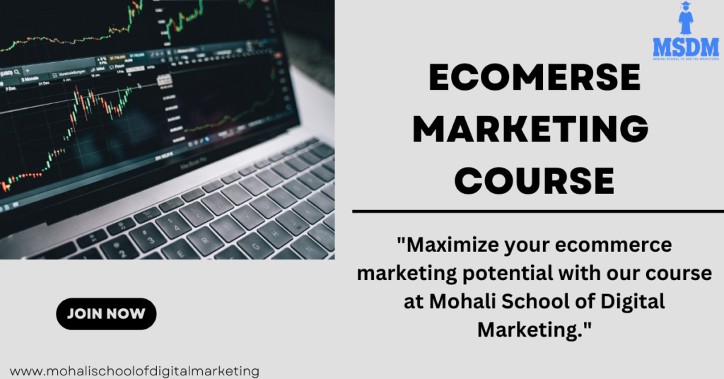 Ecommerce Marketing Course | MSDM