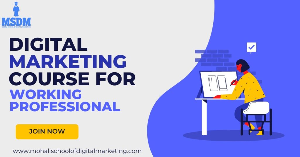 Digital Marketing Courses for Working Professionals | MSDM