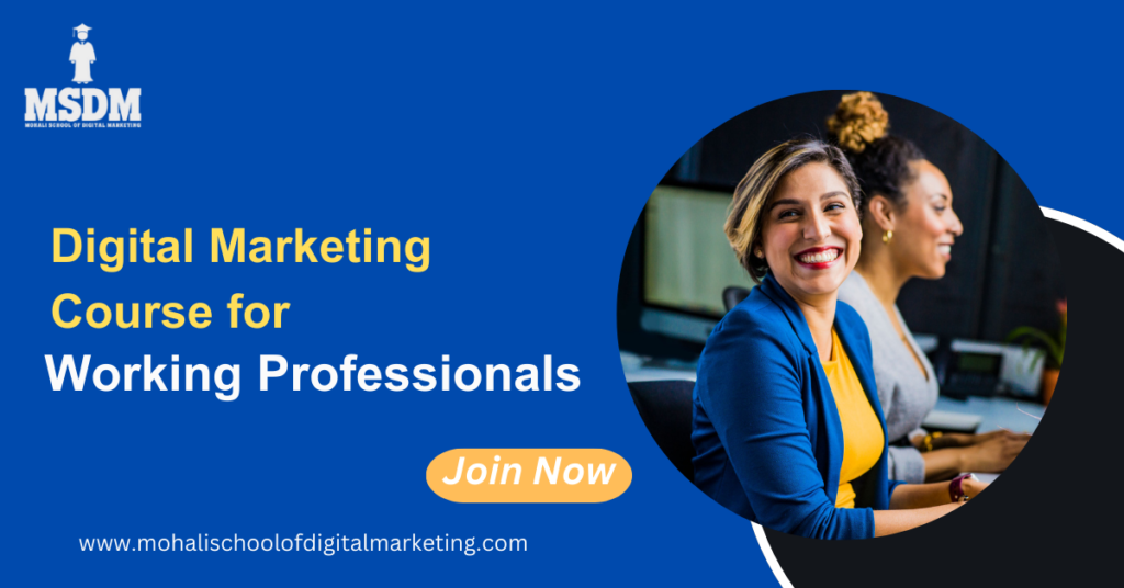 Digital-Marketing-Course-for-Working-Professionals | MSDM