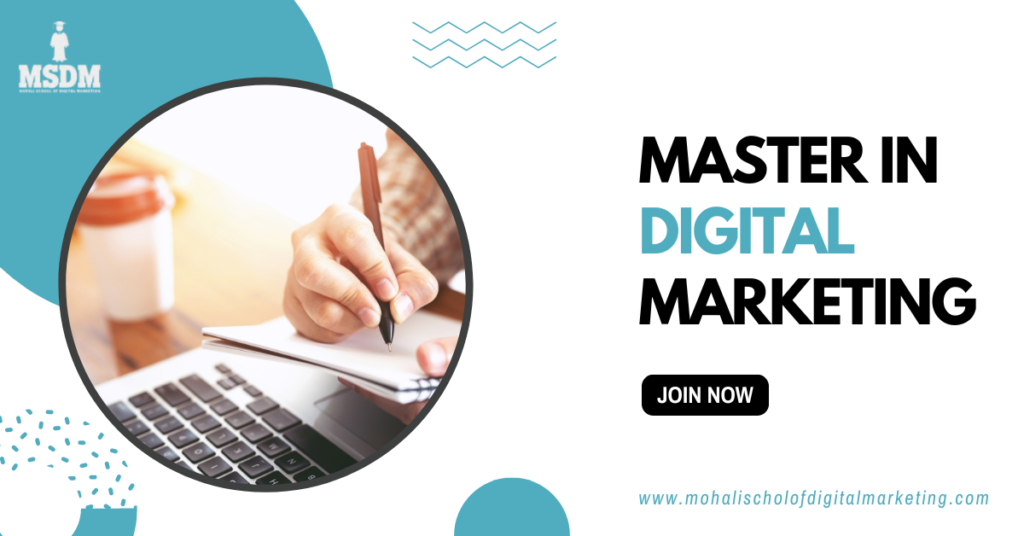 MASTER IN DIGITAL MARKETING| MSDM