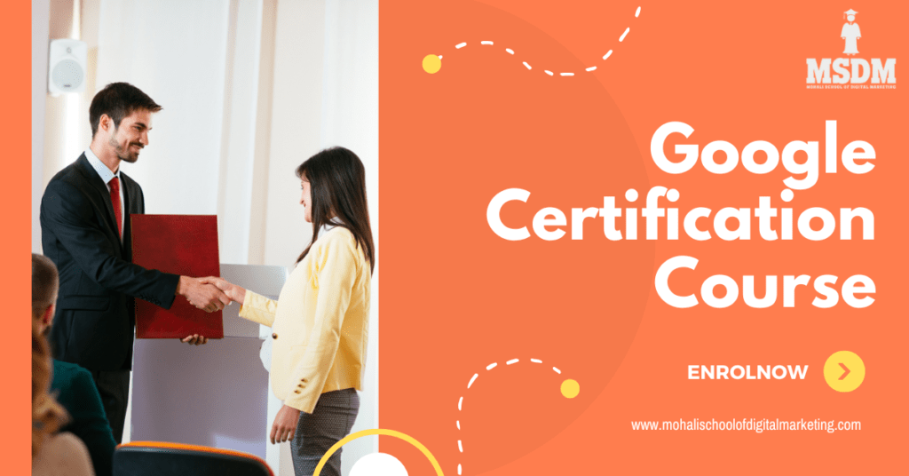 Google Certification Course/MSDM