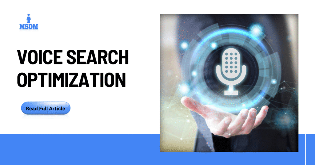 Voice Search Optimization