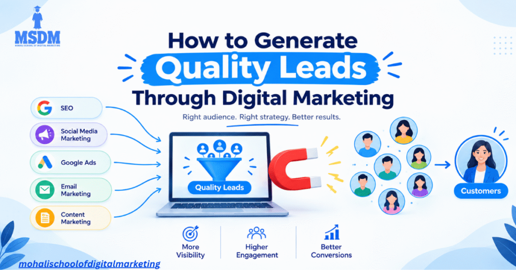 How to Generate Quality Leads Through Digital Marketing